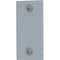Prime-Line Steel Door Edge Hole Filler Plate, 1 in. , Gray Finish (Single Pack) U 9520 - alternate 1